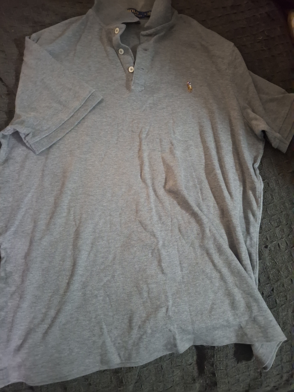 Polo by Ralph Lauren Light Heather Gray Short-Sleeve Polo